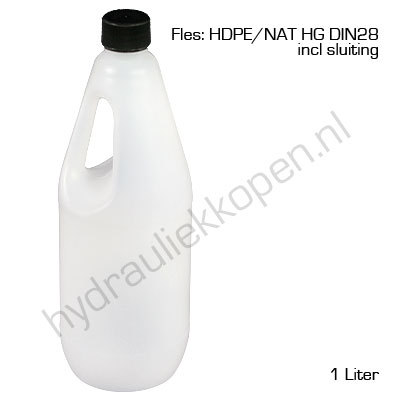 Flacon 1 liter met dop