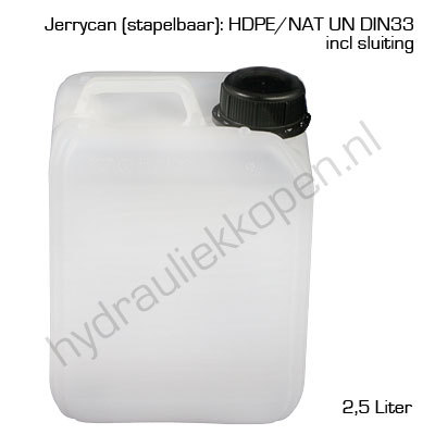 Jerrycan 2,5 liter met dop